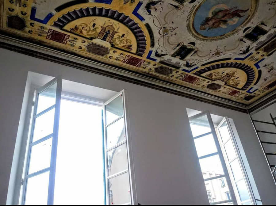 Attico privato Genova – restauro serramenti in legno