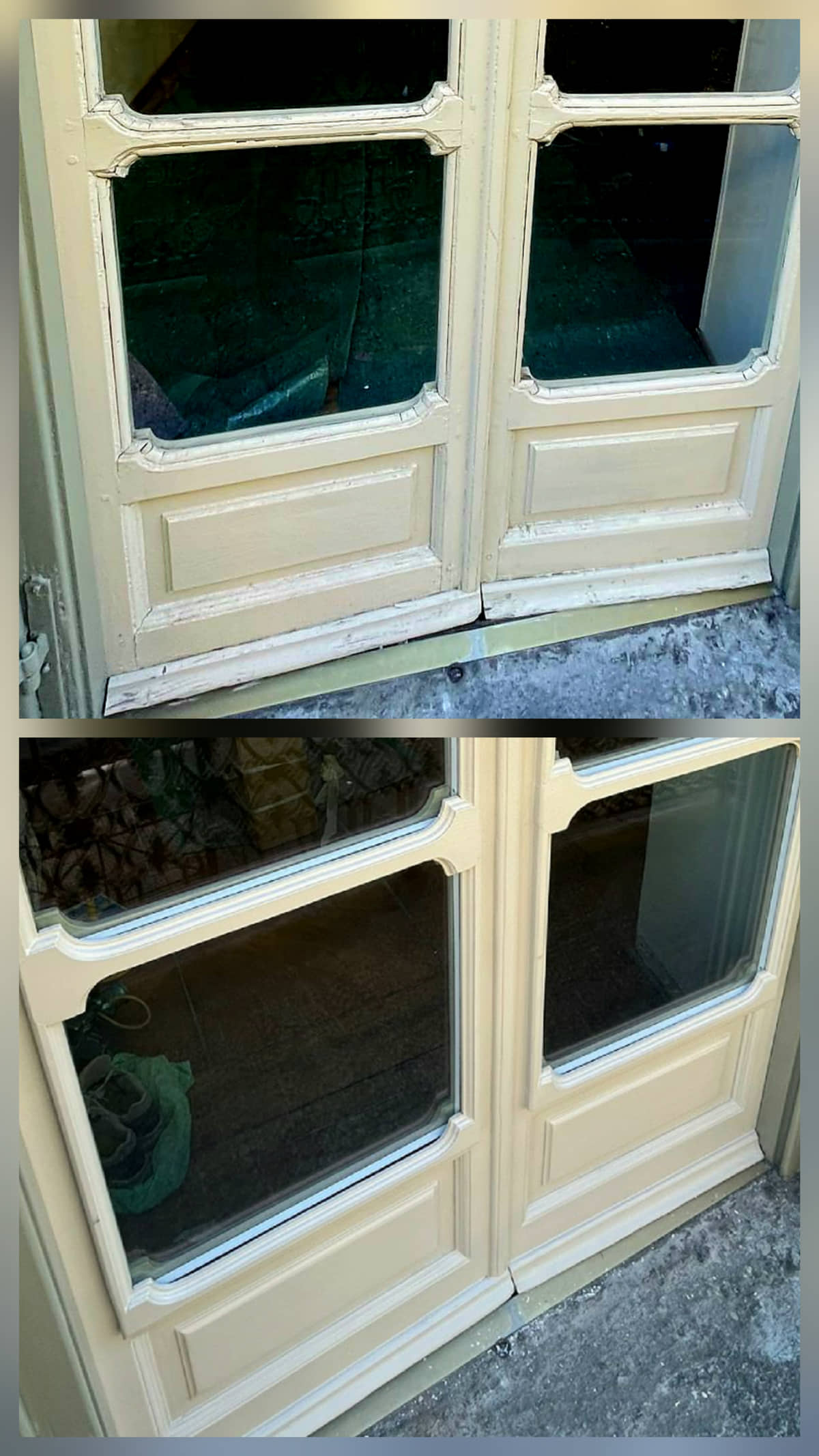 Profilo finestra panna – isolamento serramenti prima e dopo Profilo finestra panna – isolamento serramenti prima e dopo