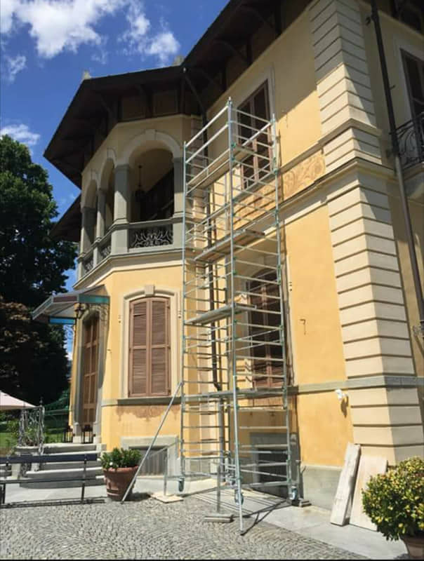 Villa privata Cuneo – restauro serramenti in legno